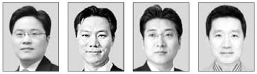 양해근, 조현수, 김지훈, 김동원(왼쪽부터 순서대로)