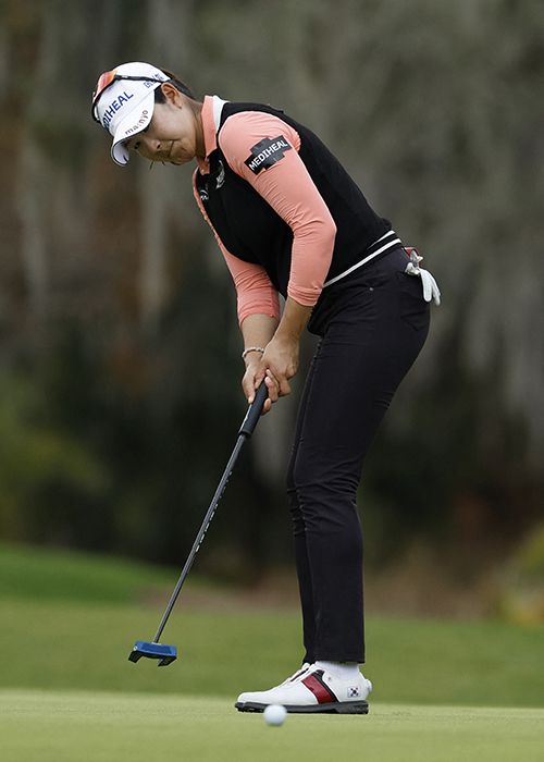 올 시즌 LPGA 개막전 우승으로 상승세를 타고 있는 김아림. AFP=연합뉴스