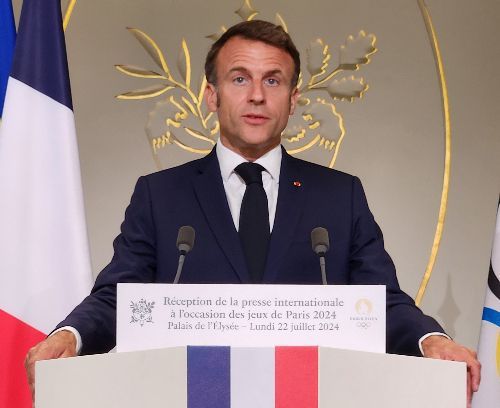 에마뉘엘 마크롱 프랑스 대통령 연합뉴스