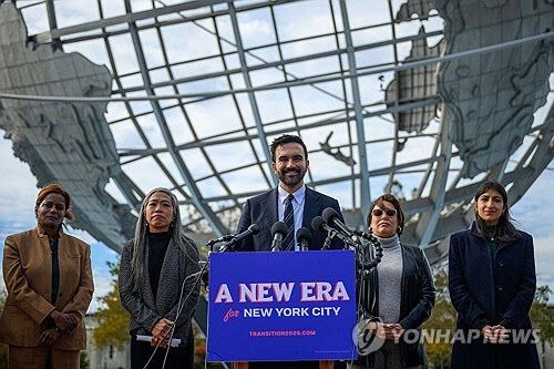 34세의 젊은 나이에 뉴욕시장에 당선된 조란 맘다니.(사진=AFP/연합뉴스)