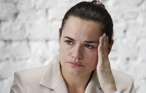 스베틀라나 티하놉스카야 벨라루스 야권 대선 후보/연합뉴스