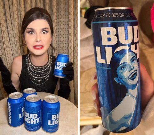 지난 20년 넘게 미 맥주 판매 1위 제품이었던 버드라이트가 올3월 젊은 네티즌에게 인기있는 트랜스젠더(남성에서 여성으로 전환)의 얼굴을 새긴 맥주캔을 만들어 증정하는 식으로 홍보에 활용했다. 맥주 소비층인 중장년 남성들이 격분해 보이콧에 돌입하면서 버드라이트는 매출과 주가가 폭락하며 시장 1위 자리를 내줬다. /인스타그램