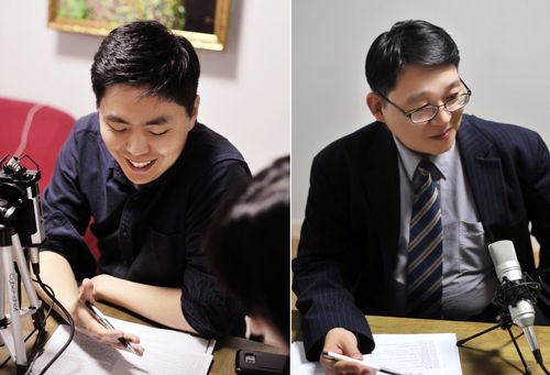 목원대 원은석 교수(왼쪽)와 충남대 정윤승 교수[원은석 교수 제공=연합뉴스]