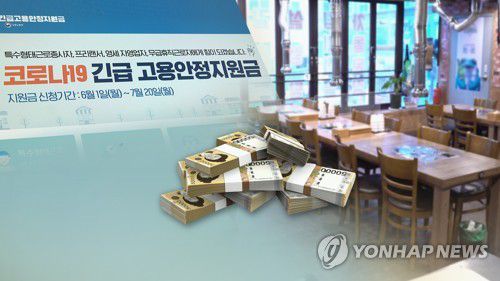 긴급 고용안정지원금(CG)[연합뉴스TV 제공]