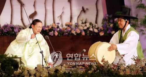 전주 대사습 놀이[연합뉴스 자료사진]