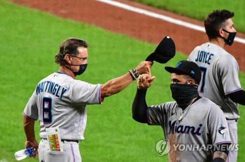 승승장구하는 마이애미 말린스[UPI=연합뉴스 자료사진]