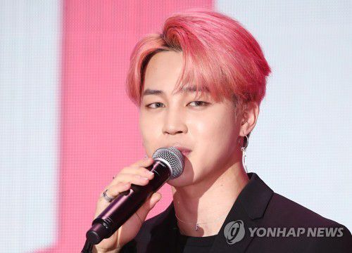 지민 '앨범색과 같은 헤어스타일'[연합뉴스 자료사진]