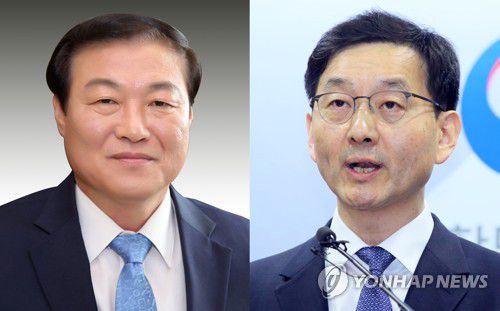 청, 국민소통수석에 정만호, 사회수석에 윤창렬(서울=연합뉴스) 문재인 대통령은 12일 청와대 국민소통수석에 정만호 전 강원도 경제부지사(왼쪽)를, 사회수석에 윤창렬 국무조정실 국정운영실장을 내정했다. 2020.8.12 scoop@yna.co.kr