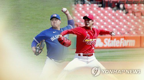 류현진-김광현(CG)[연합뉴스TV 제공]