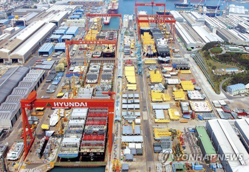 현대중공업 전경 [현대중공업 제공]