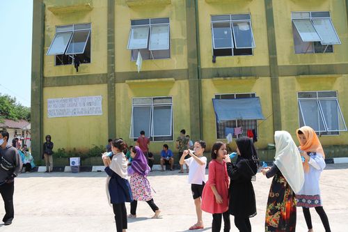 서부 자카르타의 아프간 난민촌[자카르타=연합뉴스]