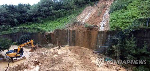 태풍 '하이선' 복구 작업[연합뉴스 자료사진]