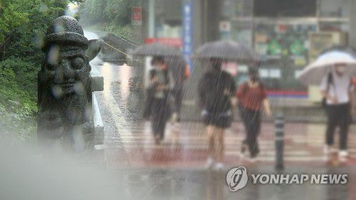 제주도 흐리고 비(CG)[연합뉴스TV 제공]