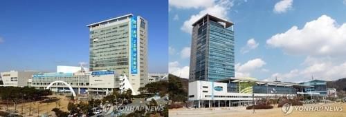 광주시청(왼쪽)과 전남도청[광주시·전남도 제공. 재판매 및 DB 금지]