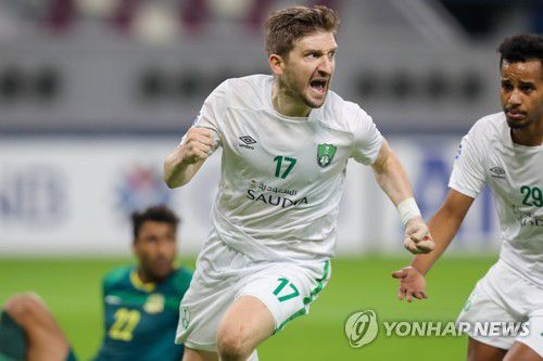 알 아흘리의 마르코 마린[AFP=연합뉴스]