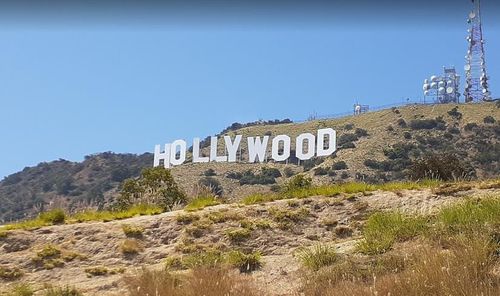 미국 로스앤젤레스의 '할리우드' 사인[구글 지도 캡처·재판매 및 DB 금지]