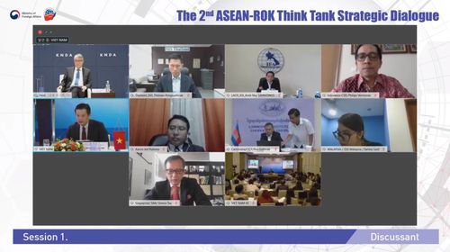 (서울=연합뉴스) 외교부는 6일 아세안 10개 회원국의 대표적인 외교안보 싱크탱크 전문가들과 '제2차 한-아세안 싱크탱크 전략대화를 개최했다. 2020.10.6 [외교부 제공, 재판매 및 DB 금지]