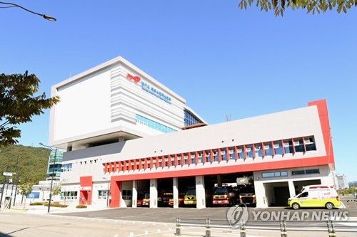 경기도북부소방재난본부·의정부소방서 합동청사(의정부=연합뉴스) 경기 의정부 경기도북부소방재난본부·의정부소방서 합동청사 전경. 2020.10.8 [경기도청 제공. 재판매 및 DB금지] suki@yna.co.kr