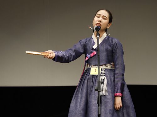 제21회 전국 국악 대제전서 대상받은 판소리 일반부 이혜민씨[완주군 제공. 재판매 및 DB 금지]