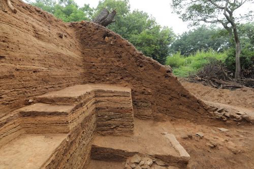 강화중성 성벽 판축 양상[국립강화문화재연구소 제공. 재판매 및 DB 금지]