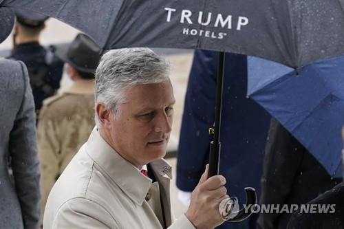 아세안 정상회의 미국 대표로 참석하는 로버트 오브라이언 백악관 국가안보보좌관[AP=연합뉴스 자료사진]