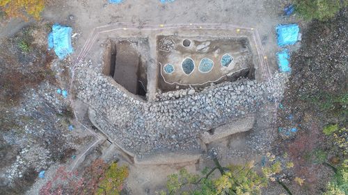 경기도 양주 대모산성 동성벽 구간[문화재청 제공. 재판매 및 DB 금지]