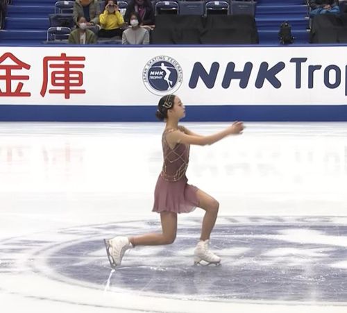 프리스케이팅 연기를 펼치는 한국 피겨 여자싱글의 유영[ISU 페이스북 캡처. 재판매 및 DB 금지]