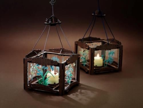 사각유리등 DIY 키트 완성품[국립고궁박물관 제공. 재판매 및 DB 금지]