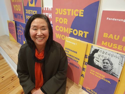 코리아협의회 한정화 대표[베를린=연합뉴스]