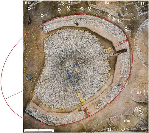 쪽샘지구 44호분 전경[국립경주문화재연구소 제공. 재판매 및 DB 금지]