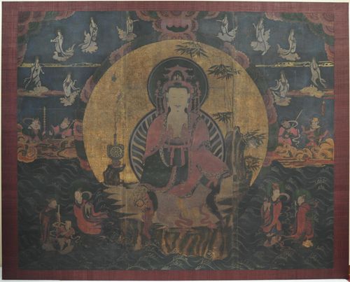 불교의 바닷길 기획전에 전시된 수월관음도[국립해양박물관 제공. 재판매 및 DB 금지]