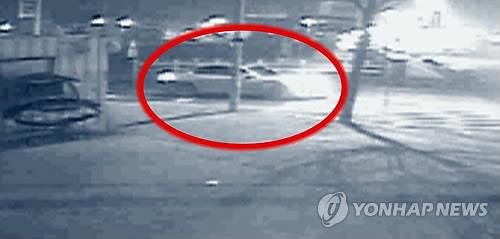 크림빵 뺑소니 사건 CCTV 영상자료사진
[청주 흥덕경찰서 제공. 재판매 및 DB 금지]