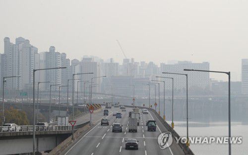 서울 초미세먼지주의보 해제[연합뉴스 자료사진]