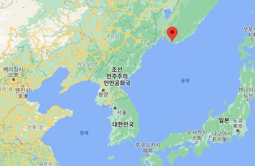 1948년 12월 한인 포로 2천여 명이 귀환한 나홋카 항.[구글지도 캡처. 재배포 및 DB화 금지]