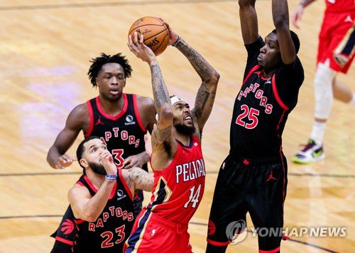 브랜던 잉그럼의 슛[Stephen Lew-USA TODAY Sports/로이터=연합뉴스]