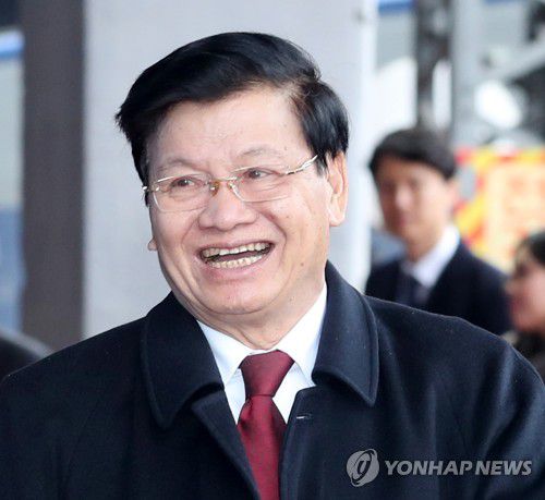 통룬 시술리트 라오스 총리[연합뉴스 자료 사진]