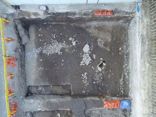 전주 도심서 발굴된 전주부성 성벽 시설[전주시 제공. 재판매 및 DB금지]