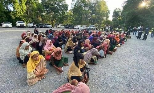 작년 6월  말레이시아에 도착한 로힝야족 난민들 [베르나마통신·재판매 및 DB 금지]