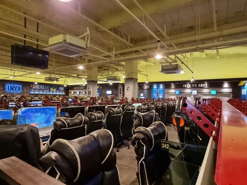 건대입구역 인근의 한산한 PC방[촬영 이의진 수습기자]