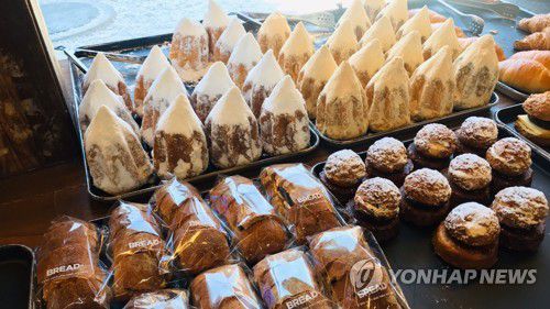 빵 진열대[촬영 남궁선]