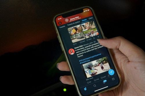 '키보드 전사' 께렌 킨이 트위터에 올린 미얀마 현지 소식[께렌 킨씨 제공=연합뉴스. 재판매 및 DB 금지]