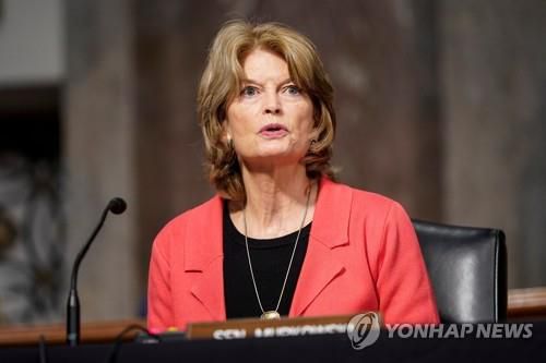 트럼프 탄핵에 찬성한 리사 머카우스키 공화당 상원의원
[로이터=연합뉴스]