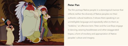 '피터 팬' 인종차별 내용에 대한 디즈니의 설명[디즈니 홈페이지 캡처·재판매 및 DB 금지]