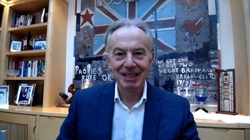 토니 블레어 전 영국 총리[아리랑TV 제공. 재판매 및 DB 금지]