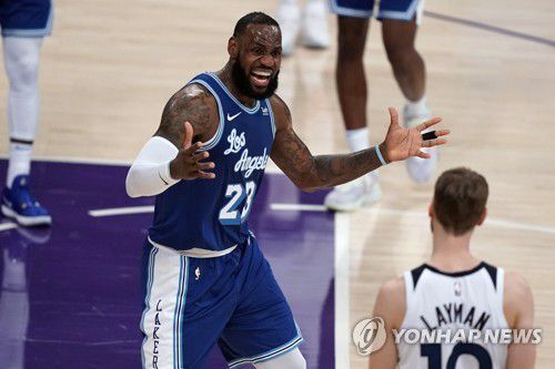 르브론 제임스[로이터=연합뉴스] Mandatory Credit: Kirby Lee-USA TODAY Sports