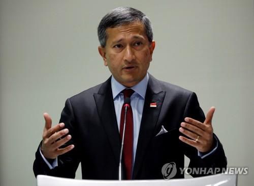 비비안 발라크뤼시난 싱가포르 외교장관[로이터=연합뉴스 자료사진]