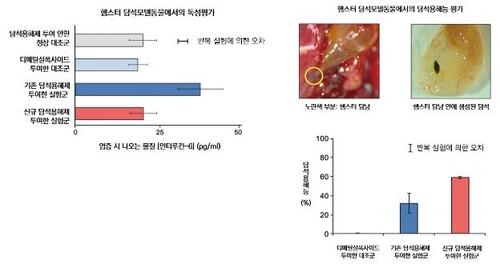 햄스터에서 담석 용해제 효과 확인[한국화학연구원 제공. 재판매 및 DB 금지]