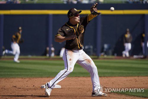 메이저리그 정규시즌 데뷔를 앞둔 김하성[AP=연합뉴스 자료사진]