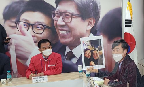 국민의힘 부산선대위 회의[촬영 조정호]