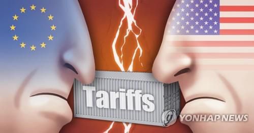 미국 - EU 무역갈등 (PG)[권도윤 제작] 일러스트
